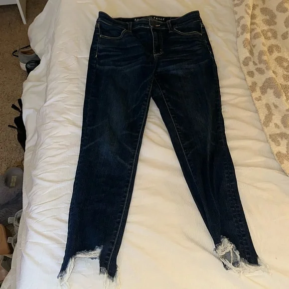 American eagle hi rise crop jegging - Picture 1 of 7